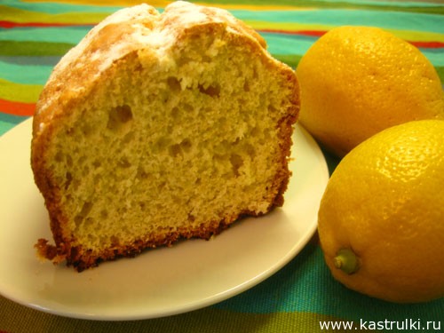 Лимонный кекс