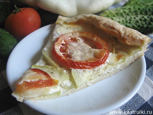 Пирог с кабачком