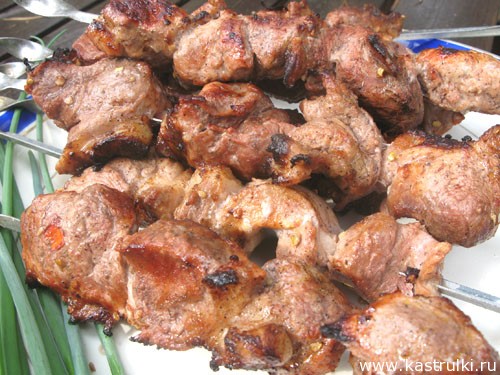Шашлык с помидорами