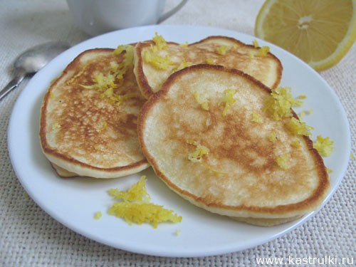 Лимонные оладьи